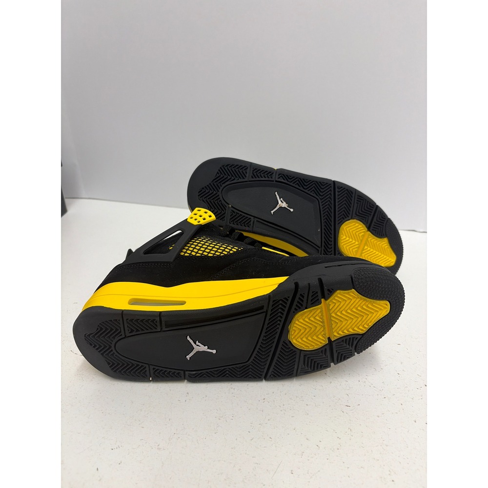 Jordan 4 Retro Thunder Black Tour Yellow Mens Basketball Shoes DH6927-017 US 8 - Picture 6 of 11